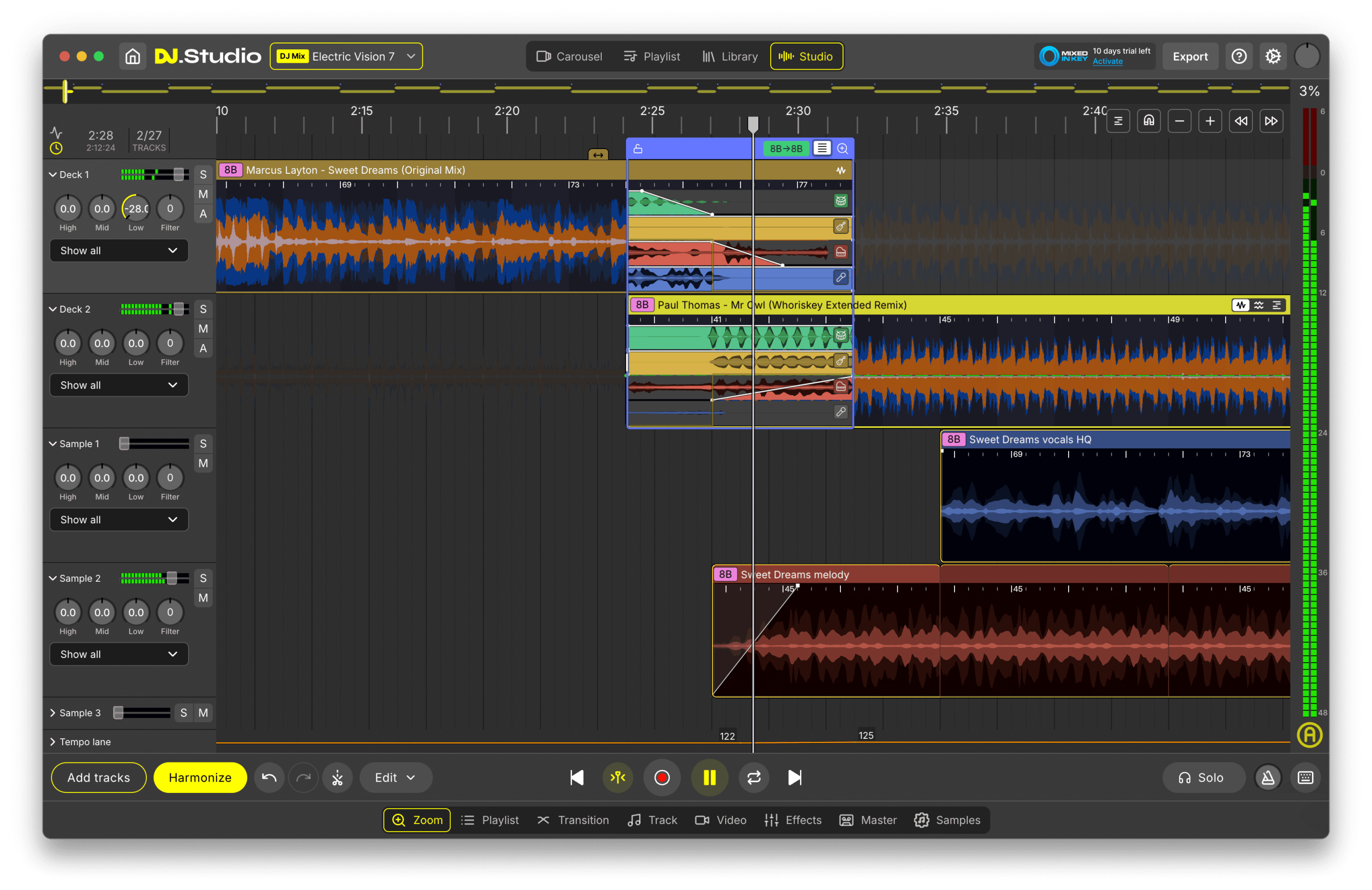 DJ.Studio Pro + Stems