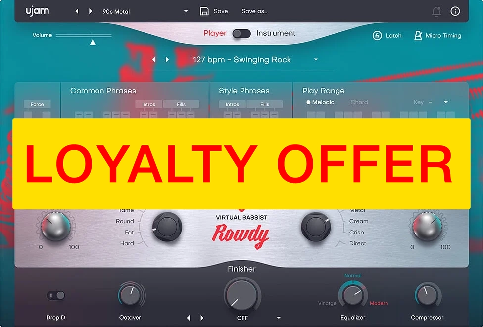 UJAM ROWDY 2 Loyalty Offer