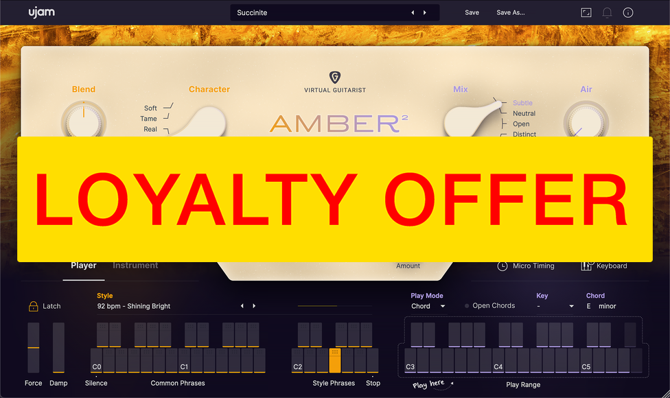 UJAM AMBER 2 Loyalty Offer