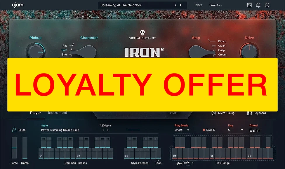 UJAM IRON 2 Loyalty Offer