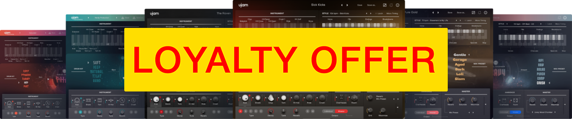 UJAM Virtual Drummer Bdl Loyalty Offer