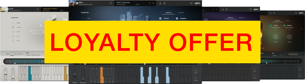 UJAM Virtual Pianist Bdl Loyalty Offer