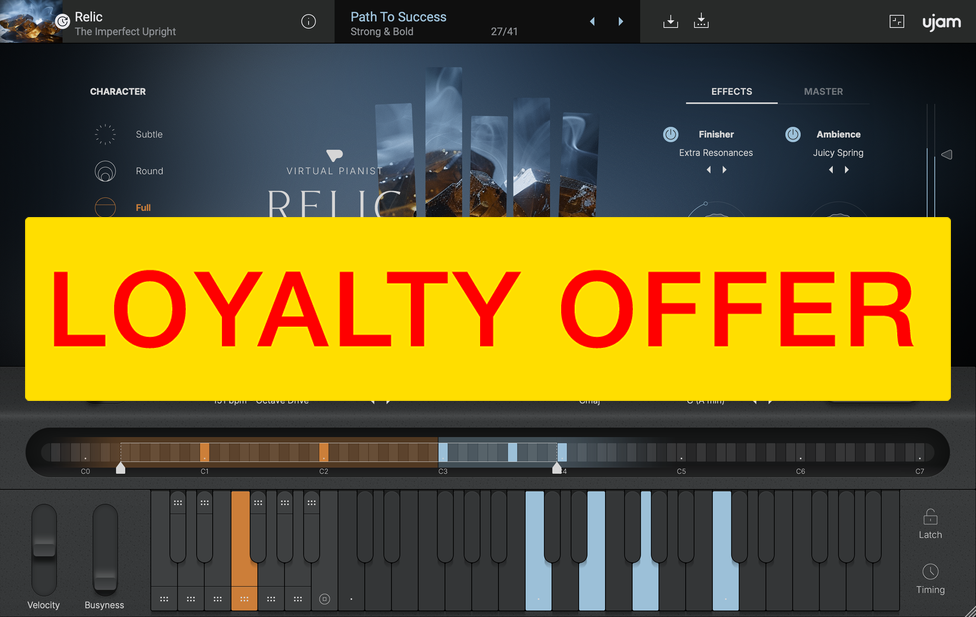 UJAM RELIC Loyalty Offer