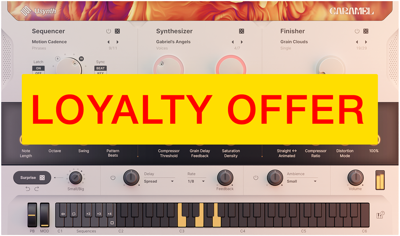 UJAM CARAMEL Loyalty Offer