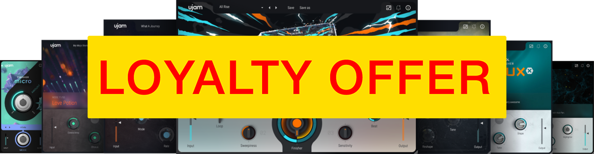 UJAM Finisher Bundle Loyalty Offer