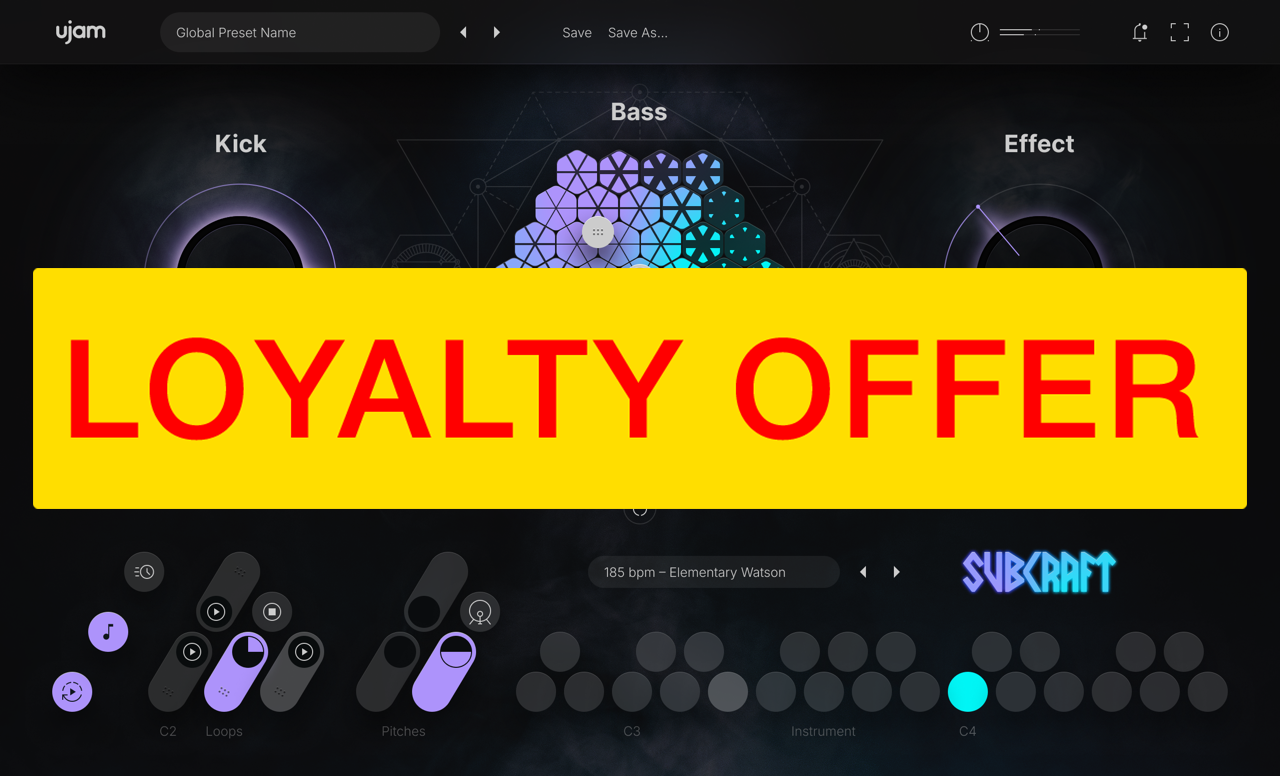 UJAM SUBCRAFT Loyalty Offer