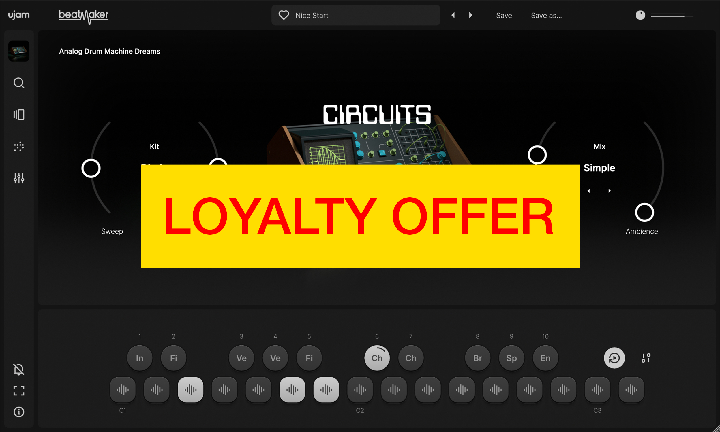 UJAM CIRCUITS Loyalty Offer