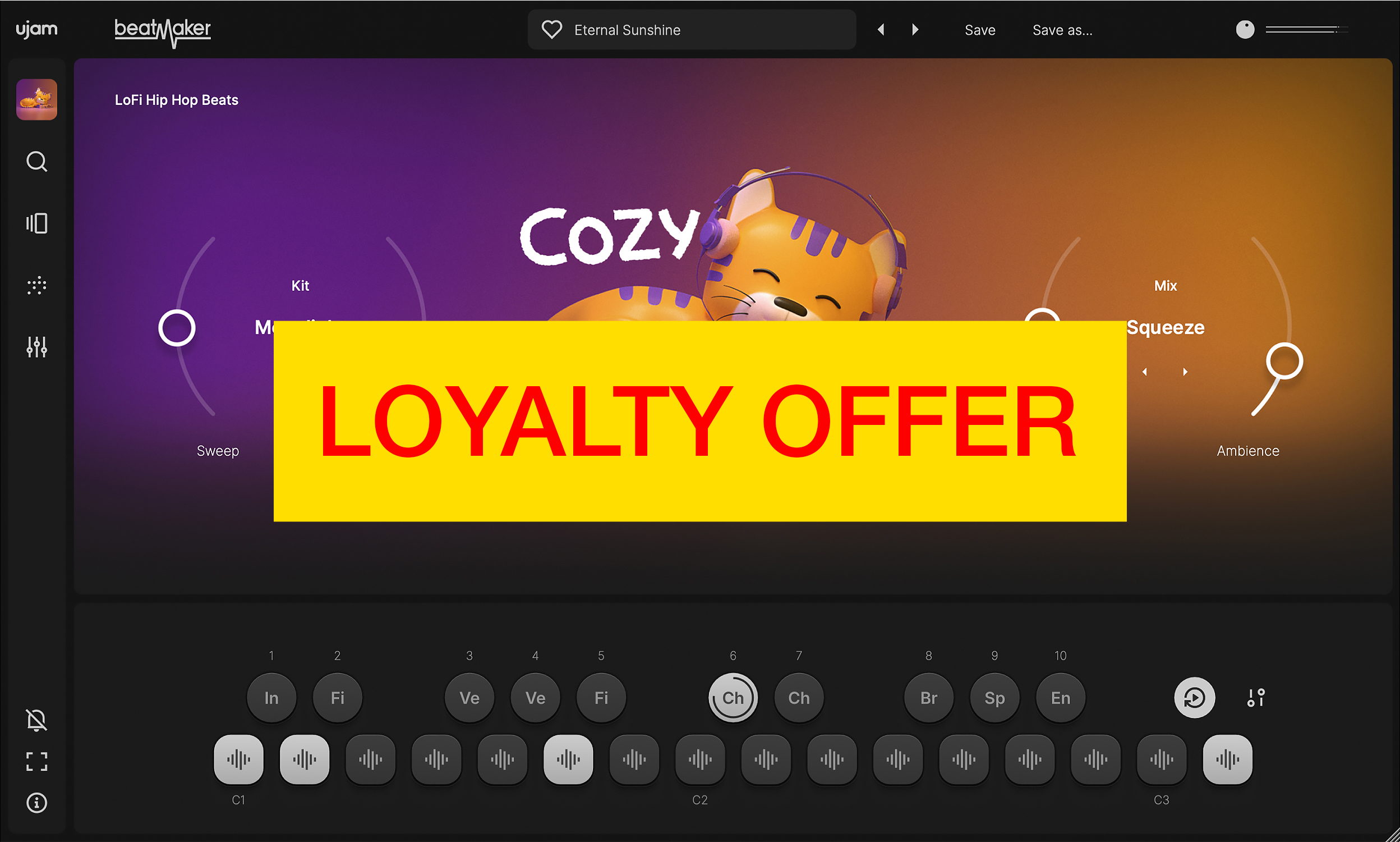 UJAM COZY Loyalty Offer