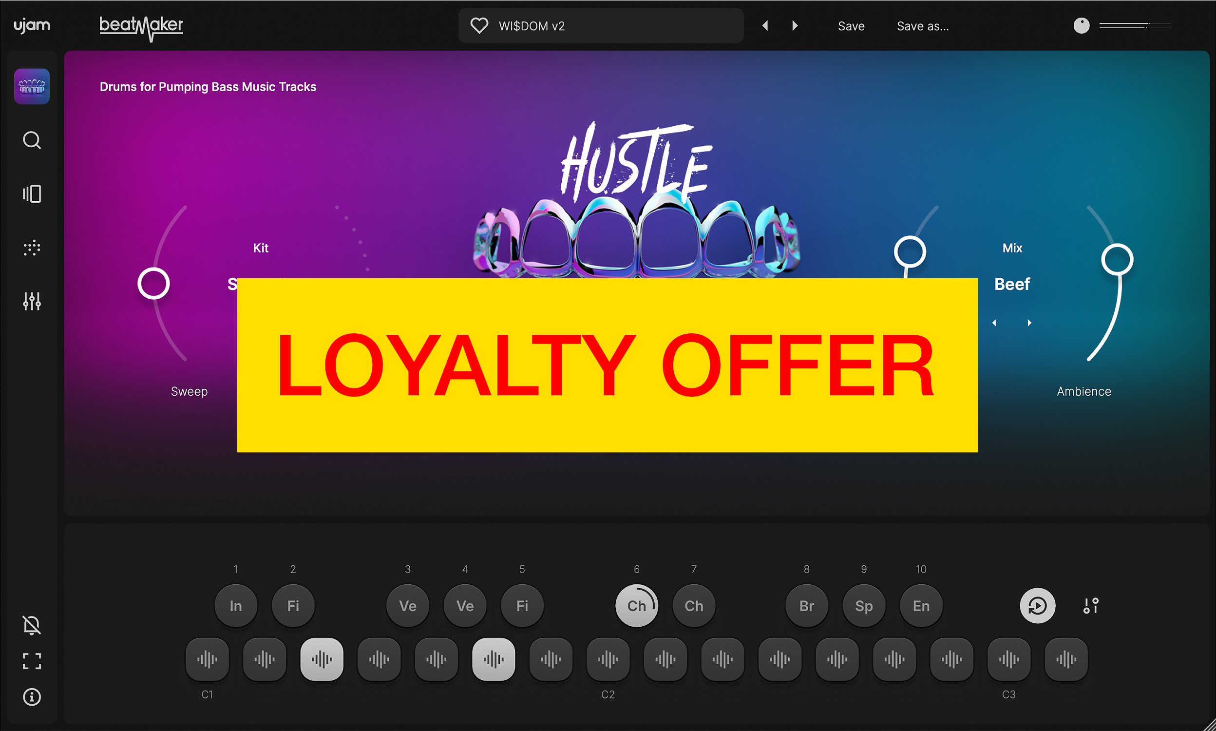 UJAM HUSTLE 2 Loyalty Offer
