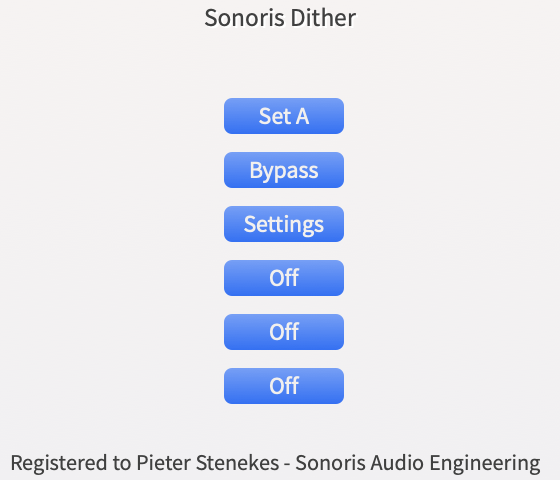 Sonoris Dither