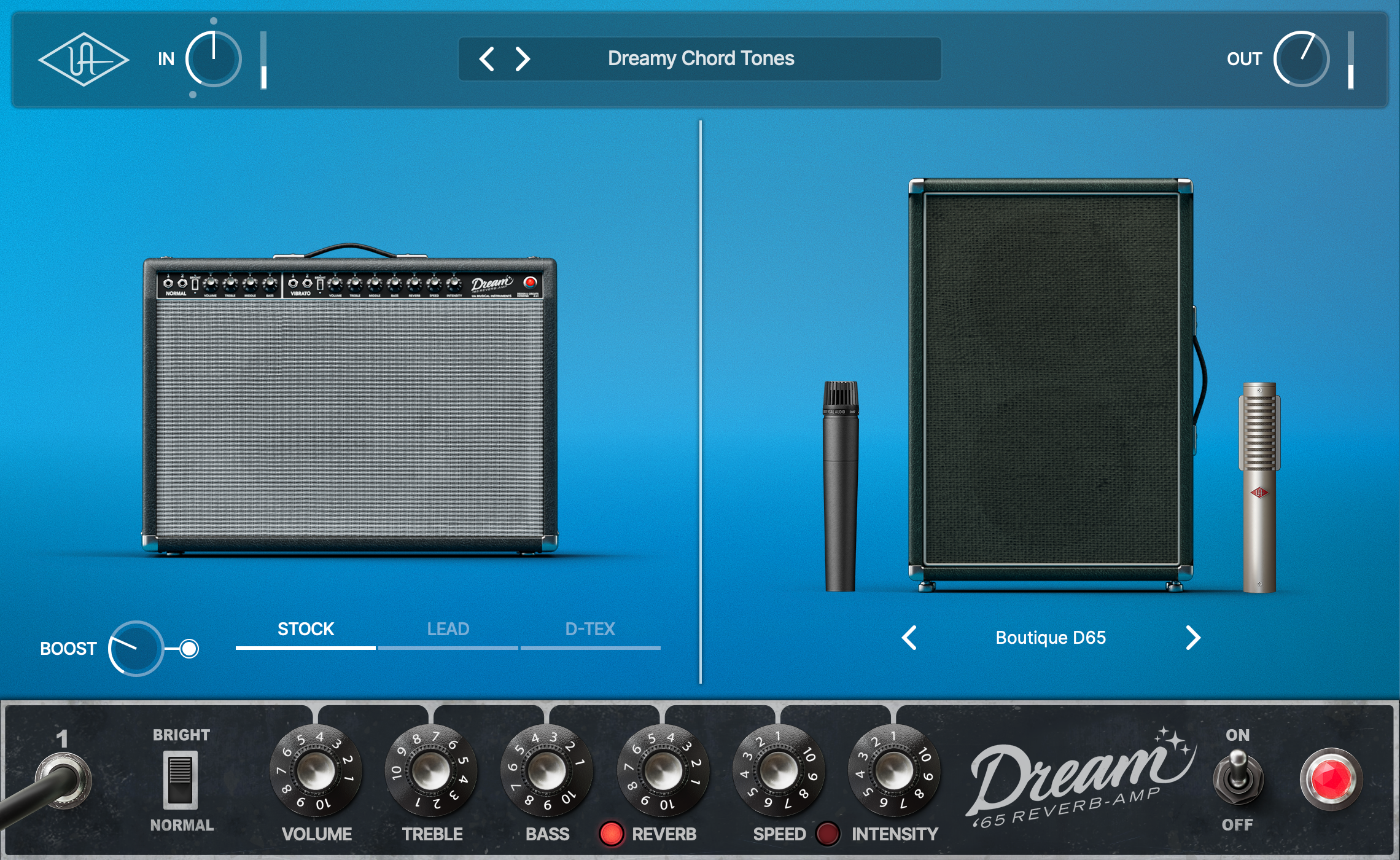 UAD Dream ’65 Reverb Amp