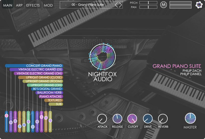 Nightfox Audio Grand Piano Suite