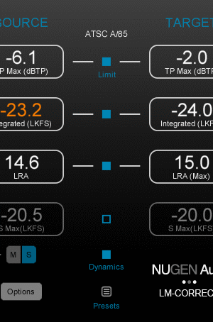 NUGEN LM-Correct UPG