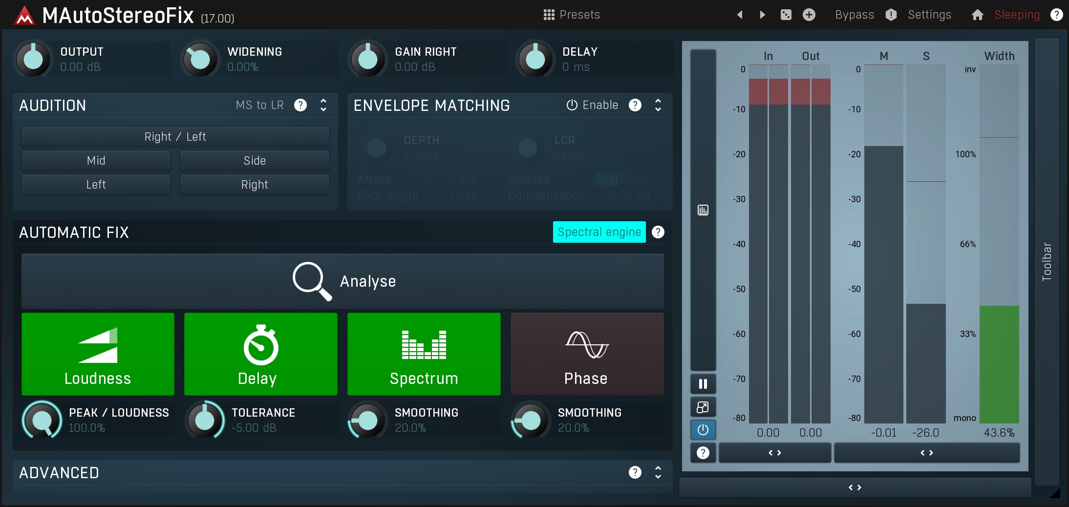 Melda MAutoStereoFix