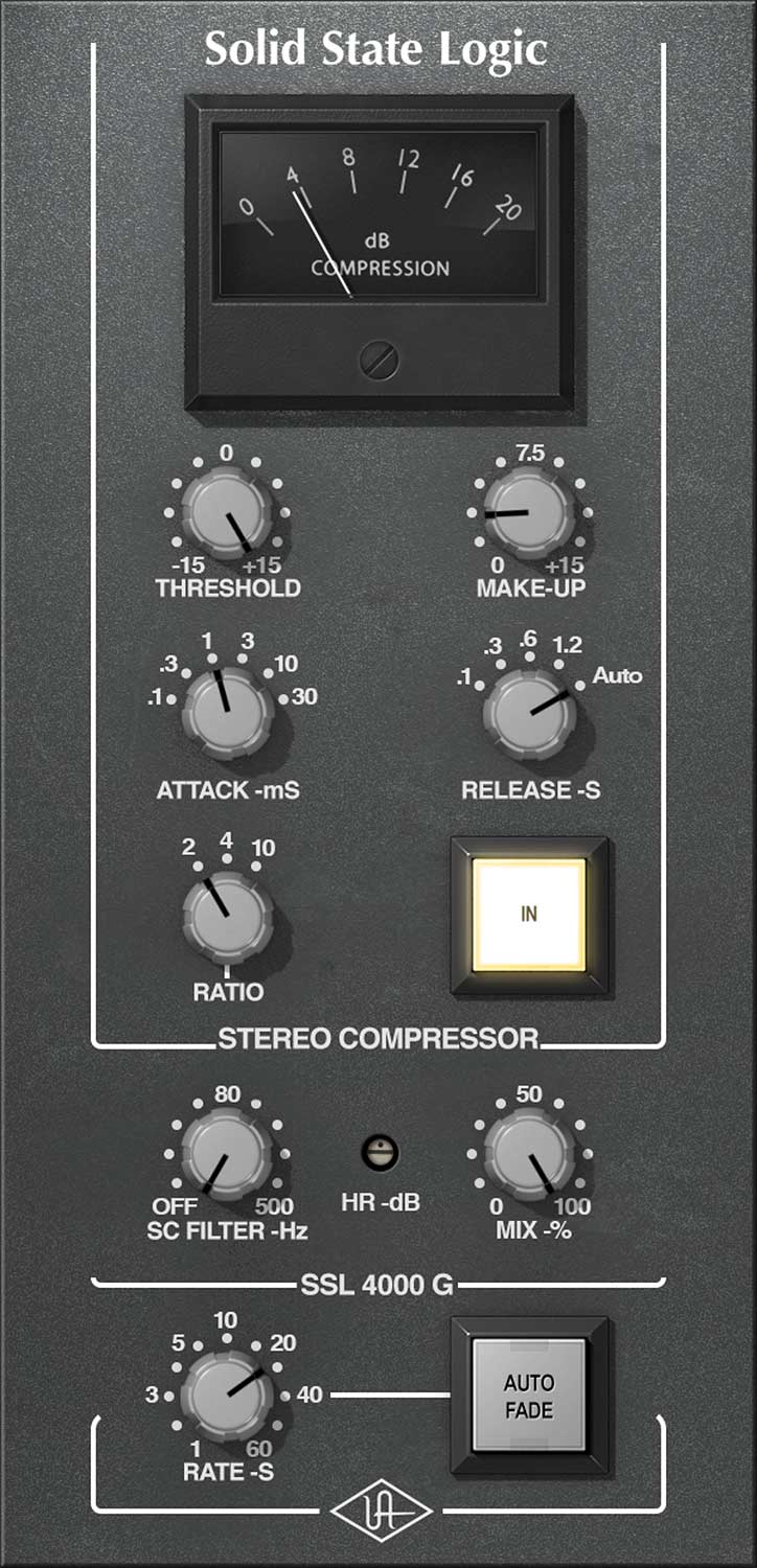 UAD SSL 4000 G Bus Compressor