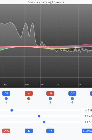 Sonoris Mastering Equalizer