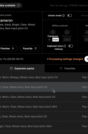 SoundID VoiceAI Pop Voices Expansion