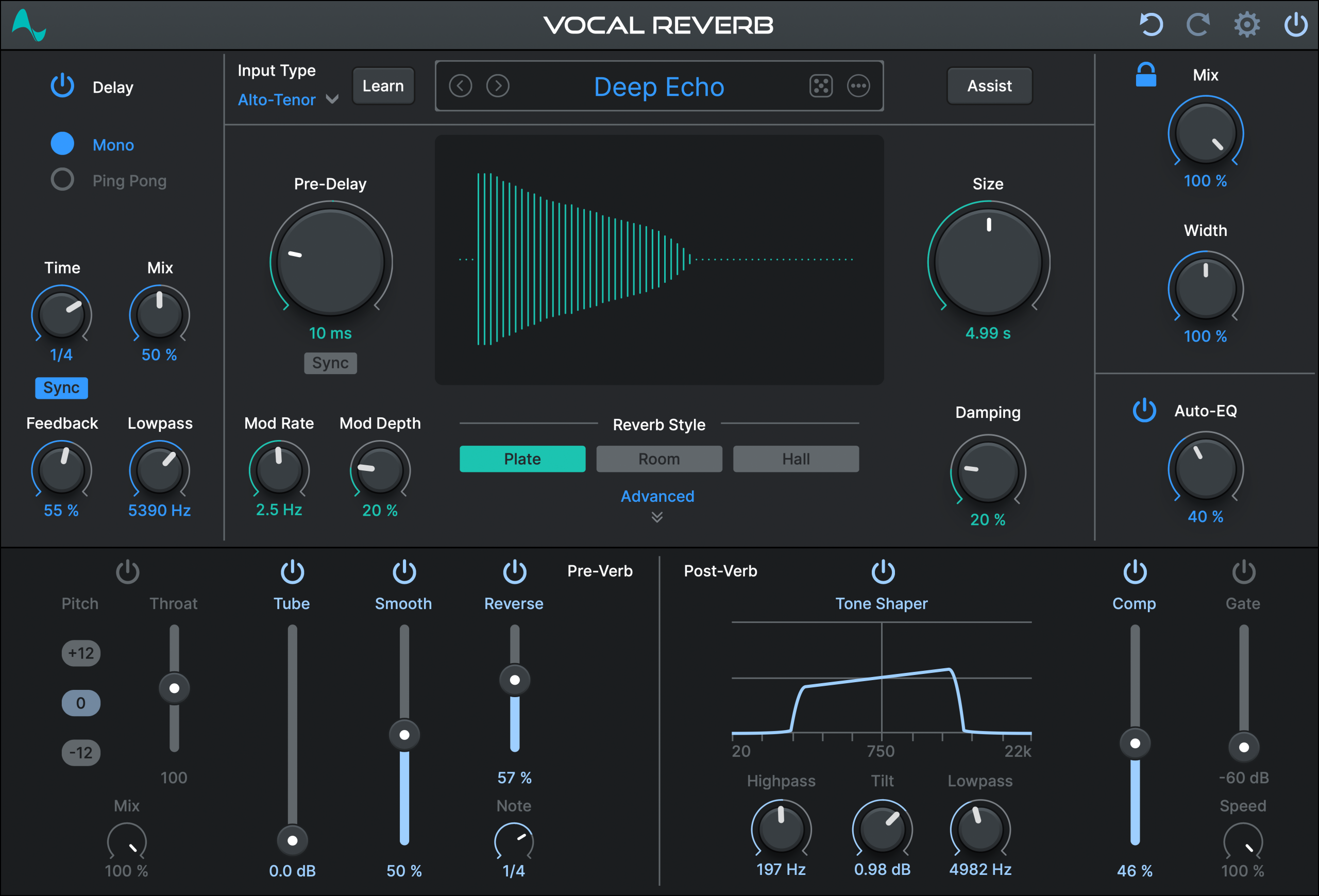 Auto-Tune Vocal Reverb