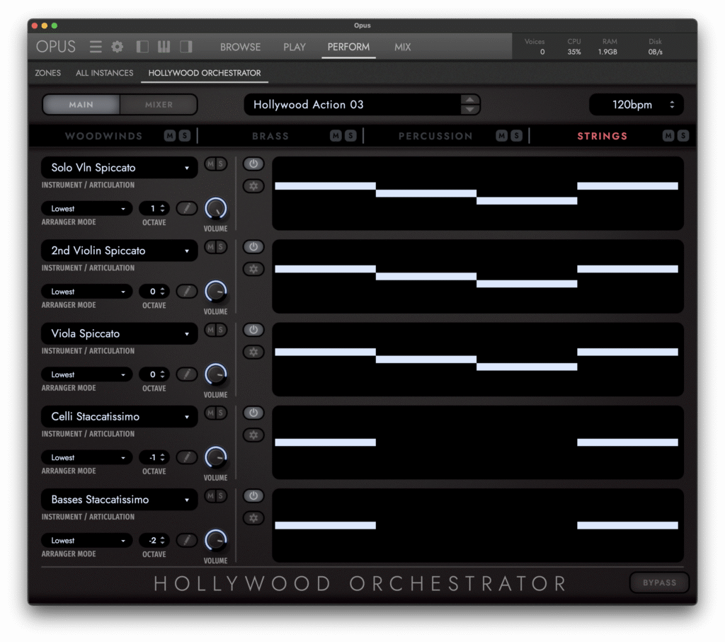HOLLYWOOD ORCHESTRA OPUS EDITION DIAMOND