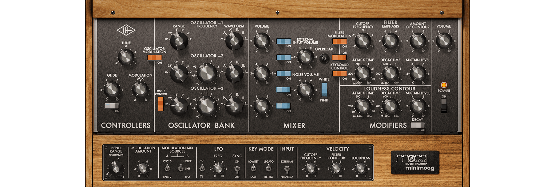 UAD Moog Minimoog