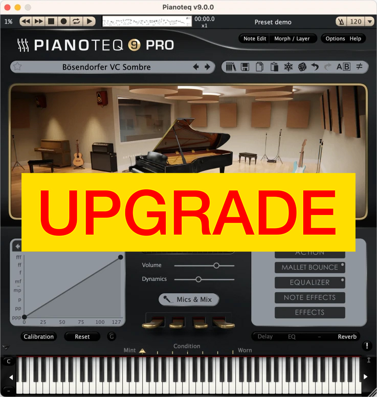 Pianoteq 9 Stage > Pro Upgrade